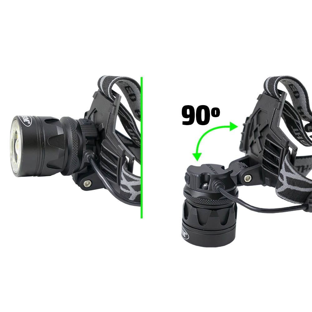 Linterna frontal LED recargable (800 lúmenes) | JBM 53569