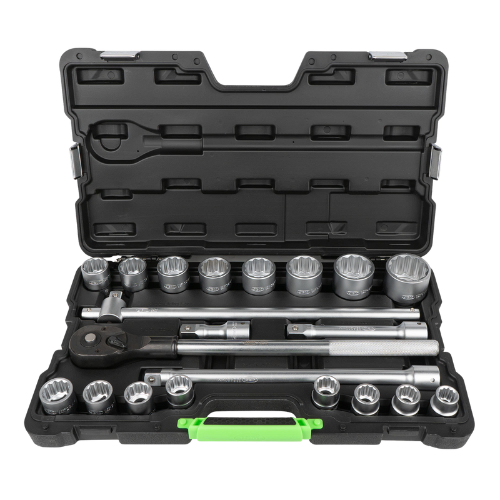 CAJA DE HERRAMIENTAS JBM CON 21 LLAVES DE GRANDE DE 12 PUNTAS JBM 53728 