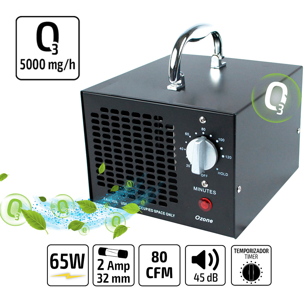 Generador de ozono portátil 5000 mg/h (220 V) 53786