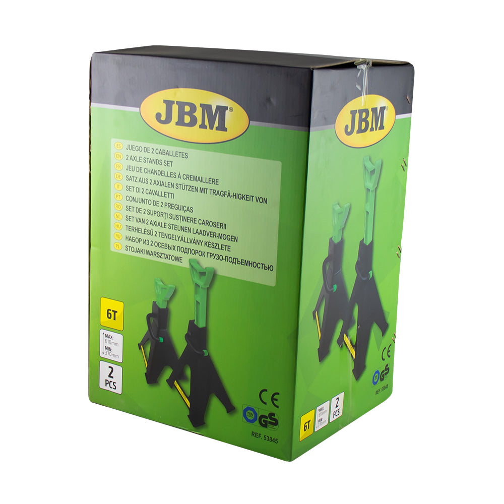 Escaleras de seguridad JBM 3T (par) para vehículos | Soporte profesional | 53779