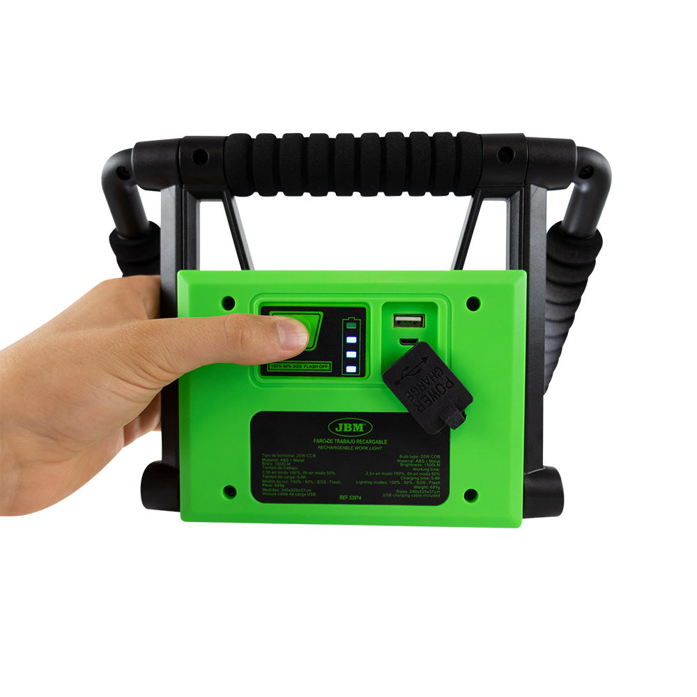 Luz de trabajo recargable JBM 53974