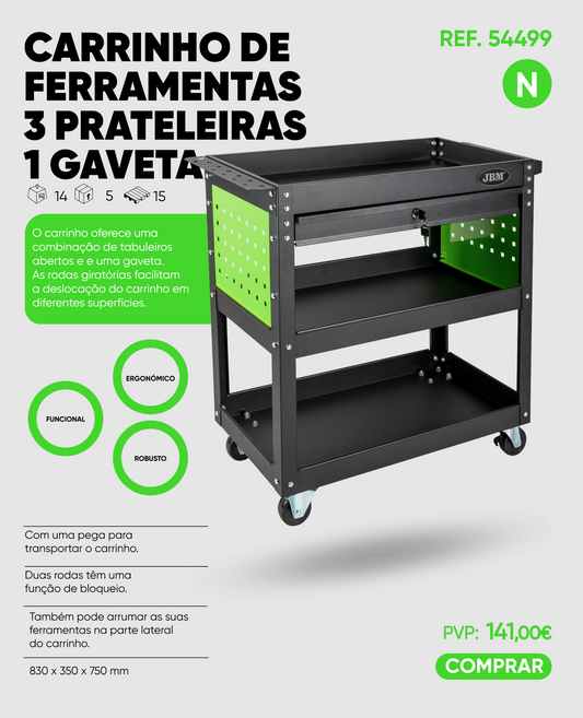 Carro de herramientas modular y desmontable | JBM 54504