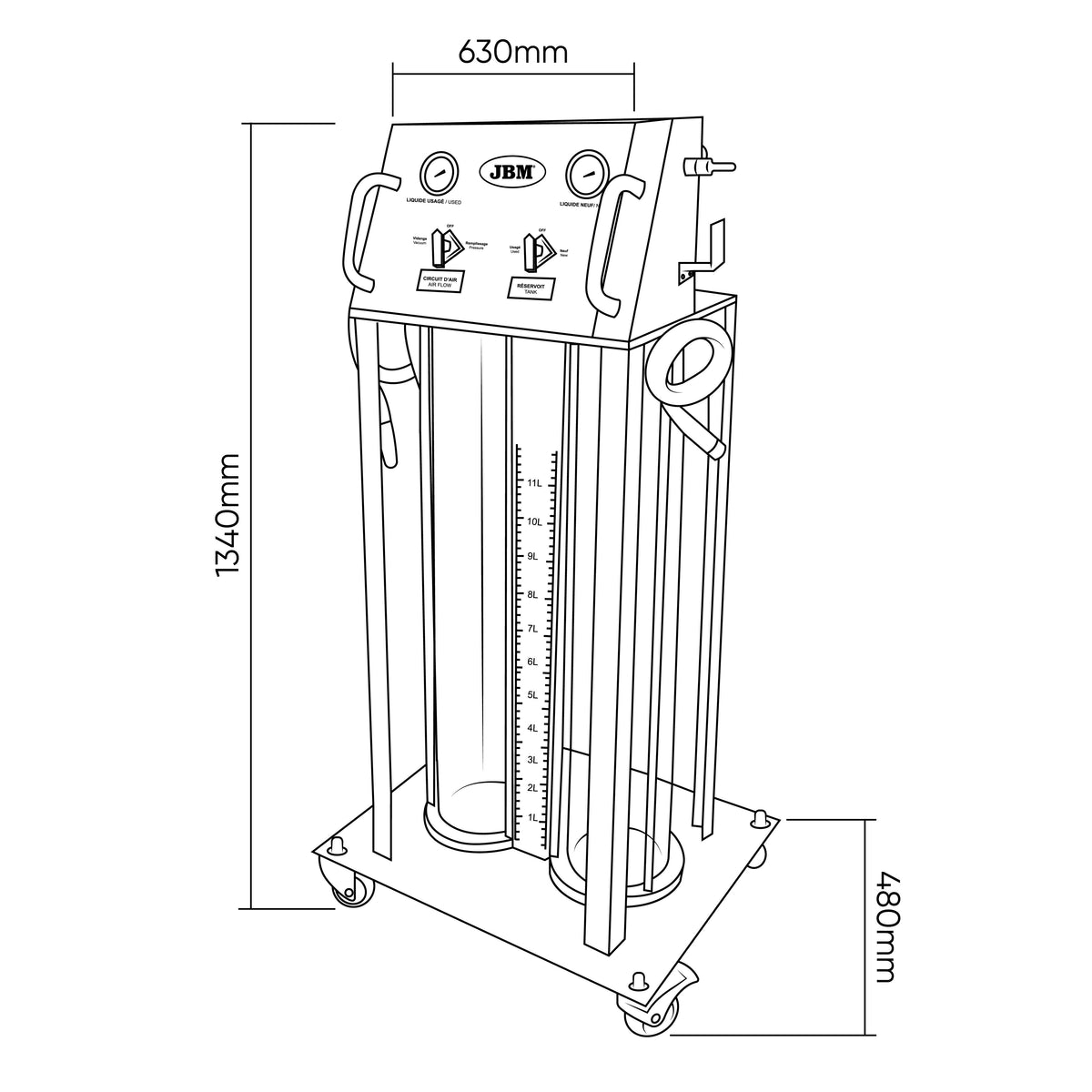 MÁQUINA DE INTERCAMBIO DE REFRIGERANTE | JBM 54565 