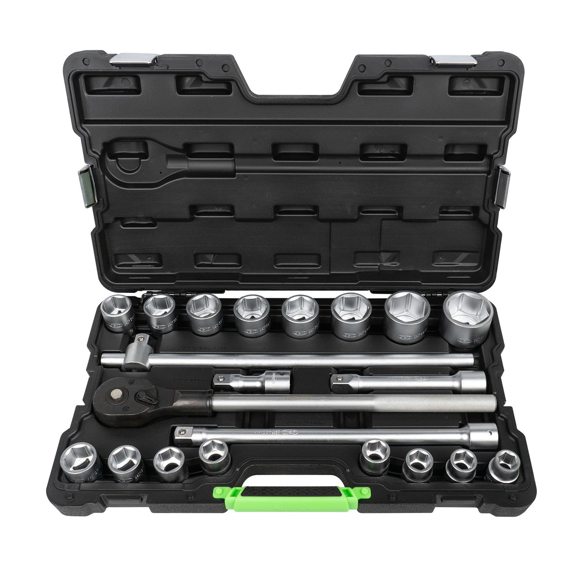 CAIXA DE FERRAMENTAS COM 21 CHAVES GIGANTES DE 3/4" DE 6 FACES JBM 53727