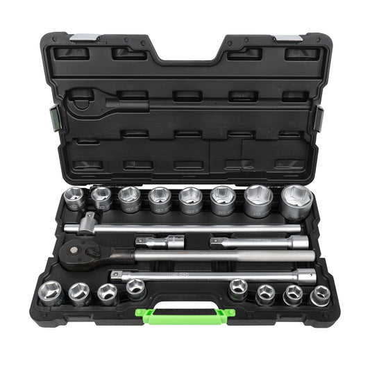 CAIXA DE FERRAMENTAS COM 21 CHAVES GIGANTES DE 3/4" DE 6 FACES JBM 53727