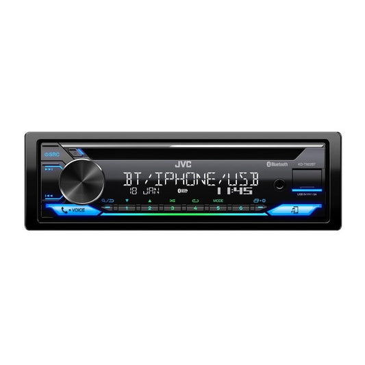 Radio para coche JVC KD-T922BT - CD, Bluetooth, USB, iluminación variable