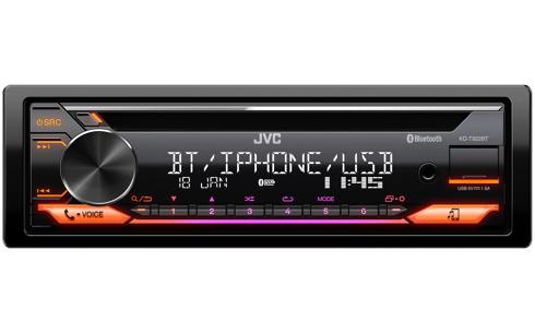 Radio para coche JVC KD-T922BT - CD, Bluetooth, USB, iluminación variable