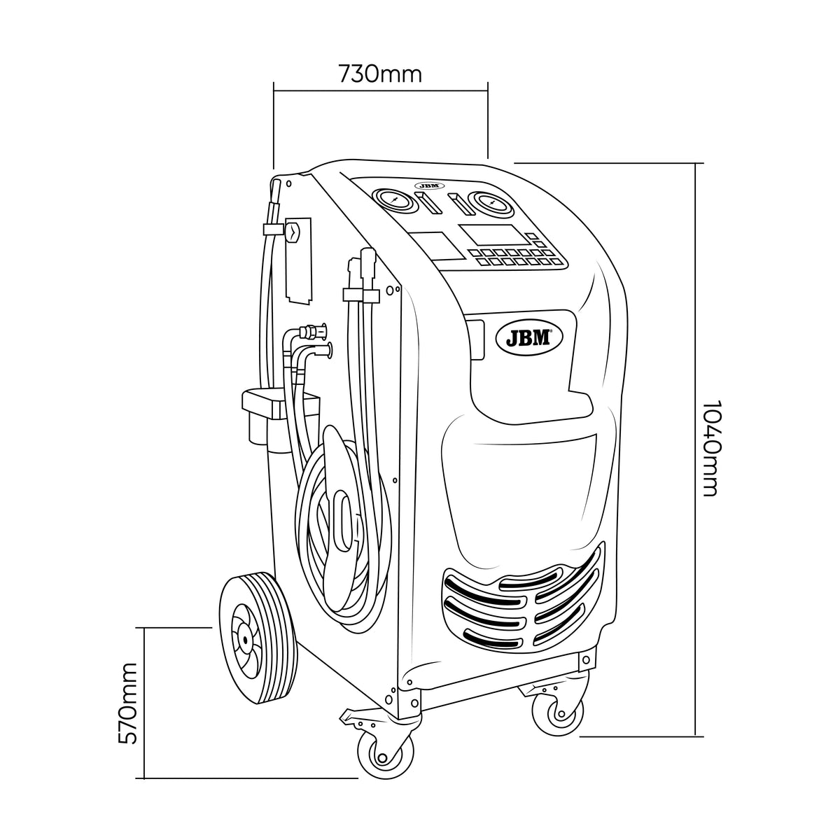 Máquina automática de cambio de aceite ATF (Premium) | JBM 54290