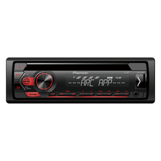 Radio de coche con CD, MP3 y USB, iluminación roja | PIONEER DEH-S120UB