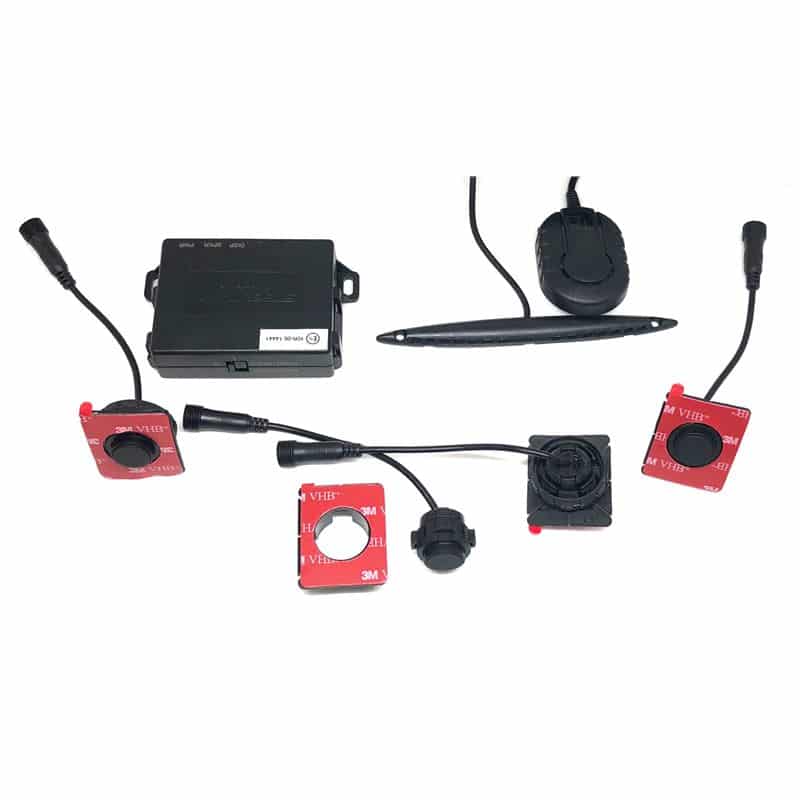 SENSORES DE ESTACIONAMENTO FRONTAL COM PULSO DE VELOCIDADE | STEELMATE PTSFRSP